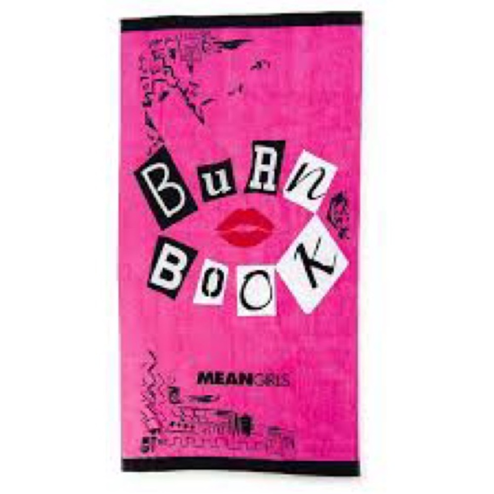 Mean Girls Burn Book Beach Towel